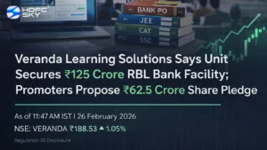 Veranda Learning Solutions Subsidiary Secures ₹125 Crore RBL Bank Facility