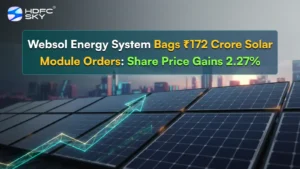 Websol Energy System Bags ₹172 Crore Solar Module Orders: Share Price Gains 2.27%  