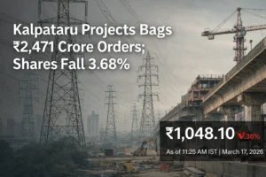Kalpataru Projects Bags ₹2,471 Crore Orders; Shares Down 3.68%