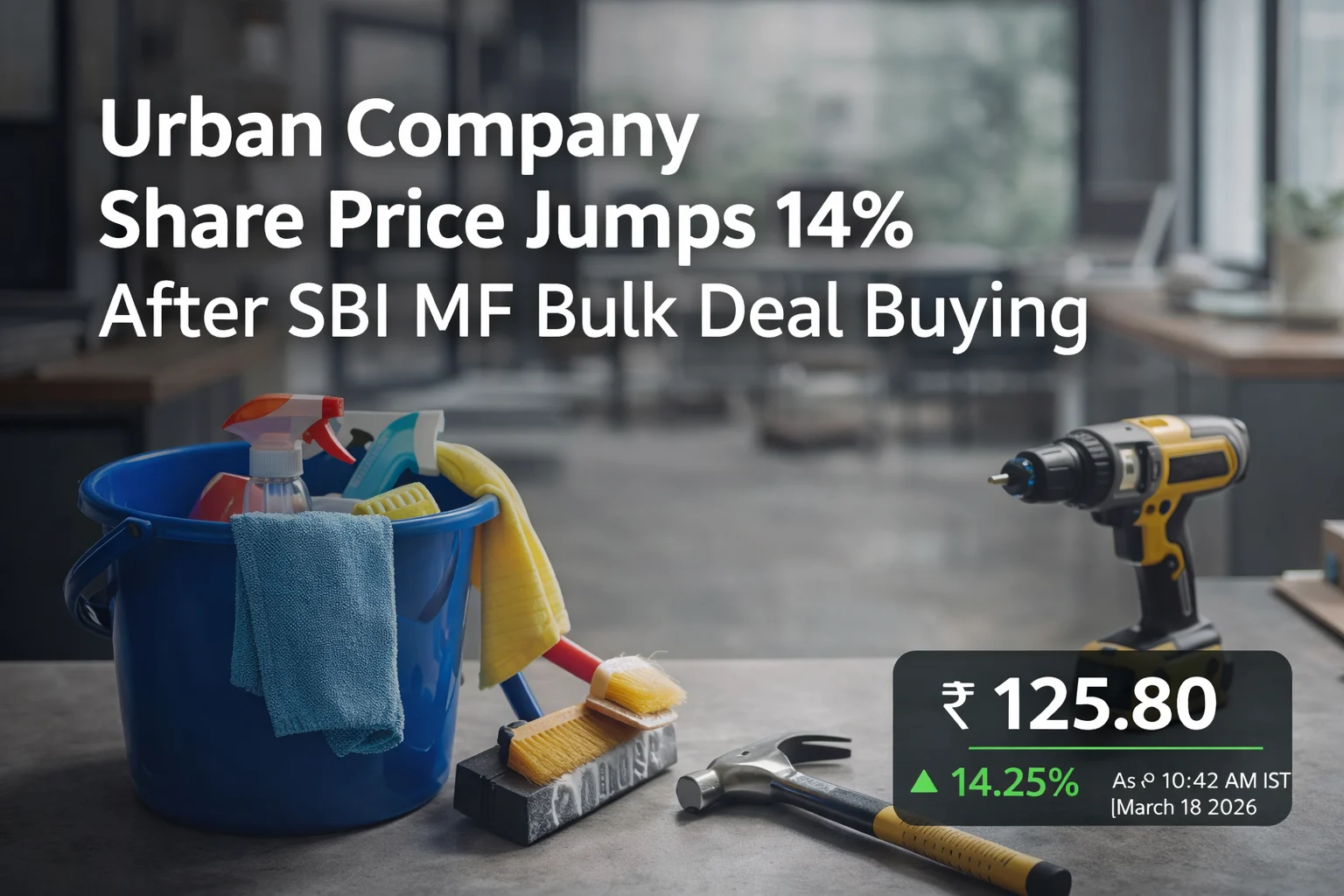 Urban Company Share Price Jumps 14% After SBI MF Bulk Deal Buying