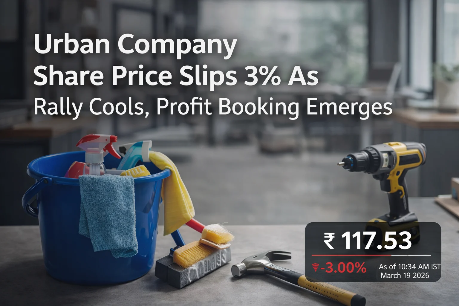 Urban Company Share Price Falls 3% Amid After Recent Rally