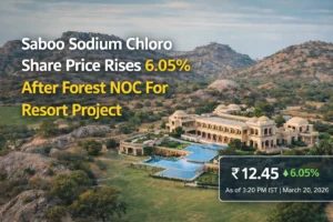 Saboo Sodium Chloro Share Price Rises 6.05% After Forest NOC For Resort Project