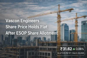 Vascon Engineers Share Price Holds Flat After ESOP Share Allotment