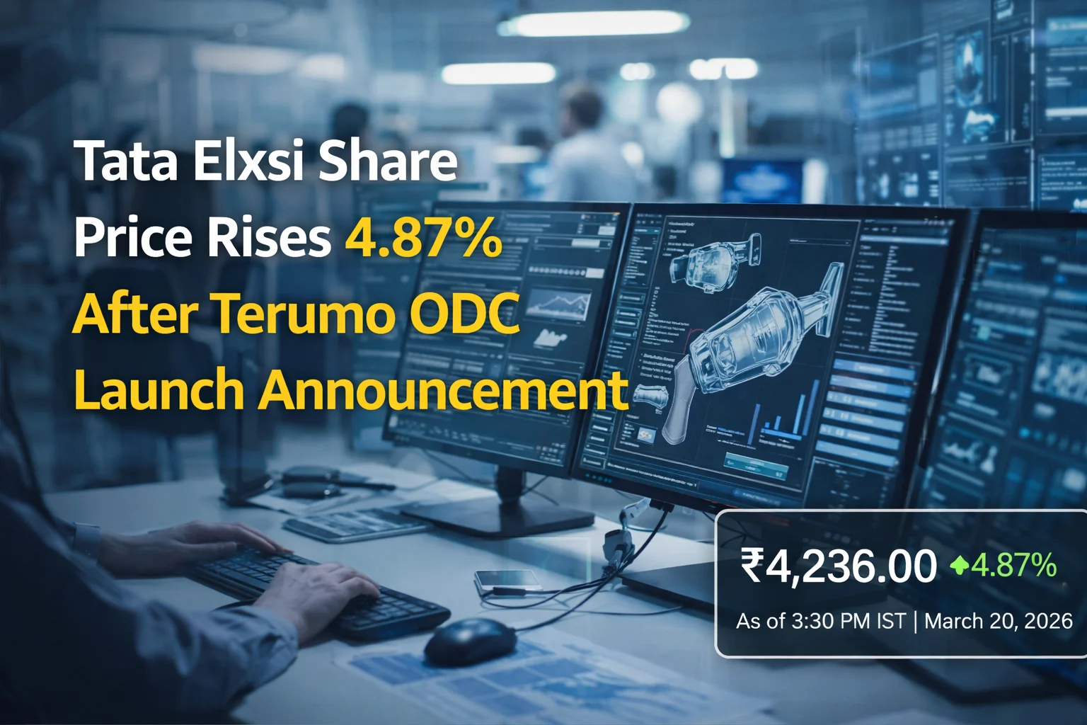 Tata Elxsi Share Price Rises 4.87% After Terumo ODC Launch