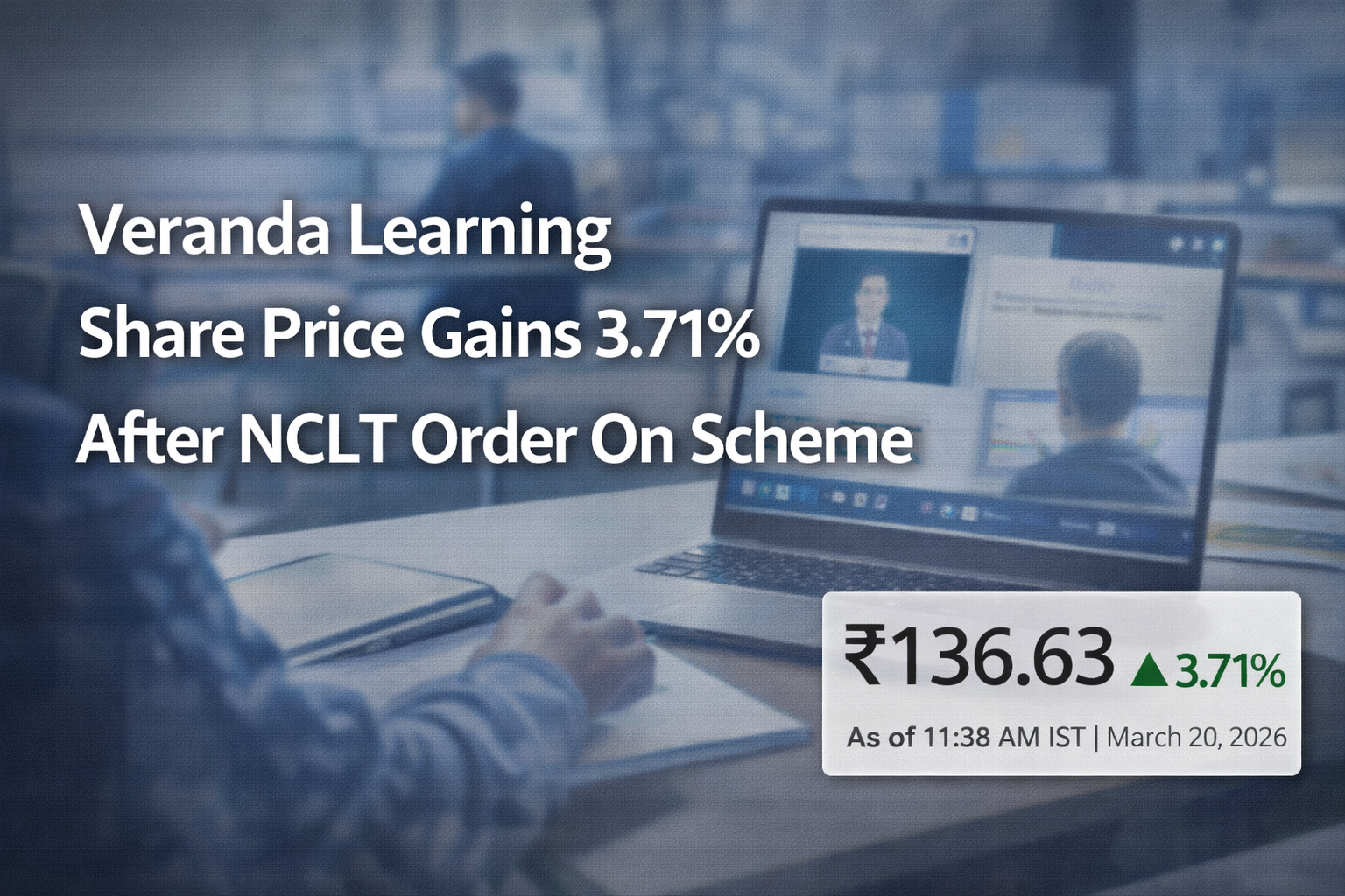 Veranda Learning Share Price Gains 3.71% After NCLT Order On Scheme