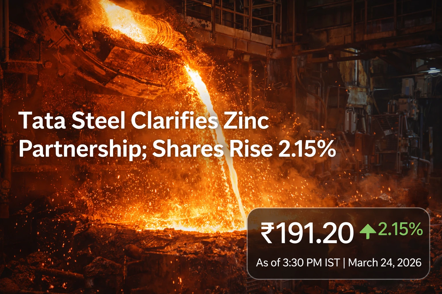 Tata Steel Clarifies On Hindustan Zinc Partnership