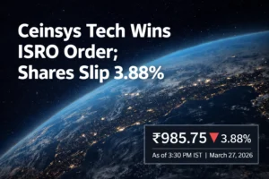 Ceinsys Tech Wins ISRO Order; Shares Slip 3.88%