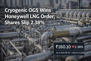 Cryogenic OGS Wins Honeywell LNG Order; Shares Slip 2.38%