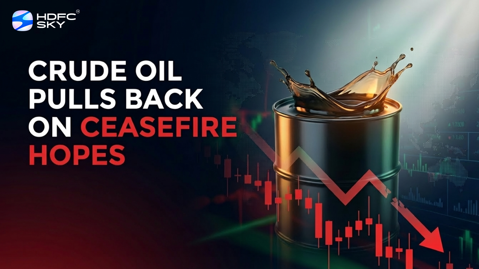 Crude Oil Pulls Back on Ceasefire Hopes