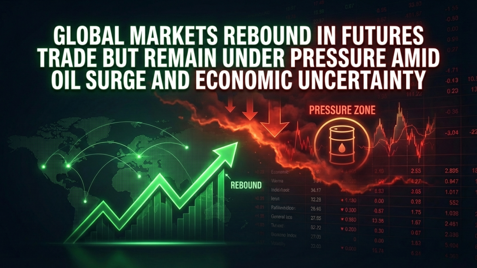 Global Markets Rebound in Futures Trade but Remain Under Pressure Amid War, Oil Surge and Economic Uncertai͏nty