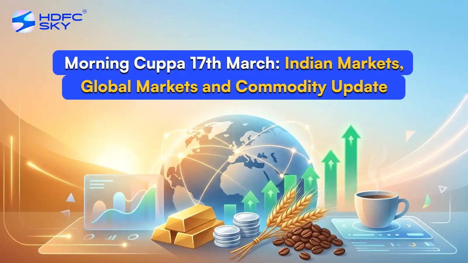 Morning Cuppa 17th March: Indian Markets, Global Markets and Commodity Update