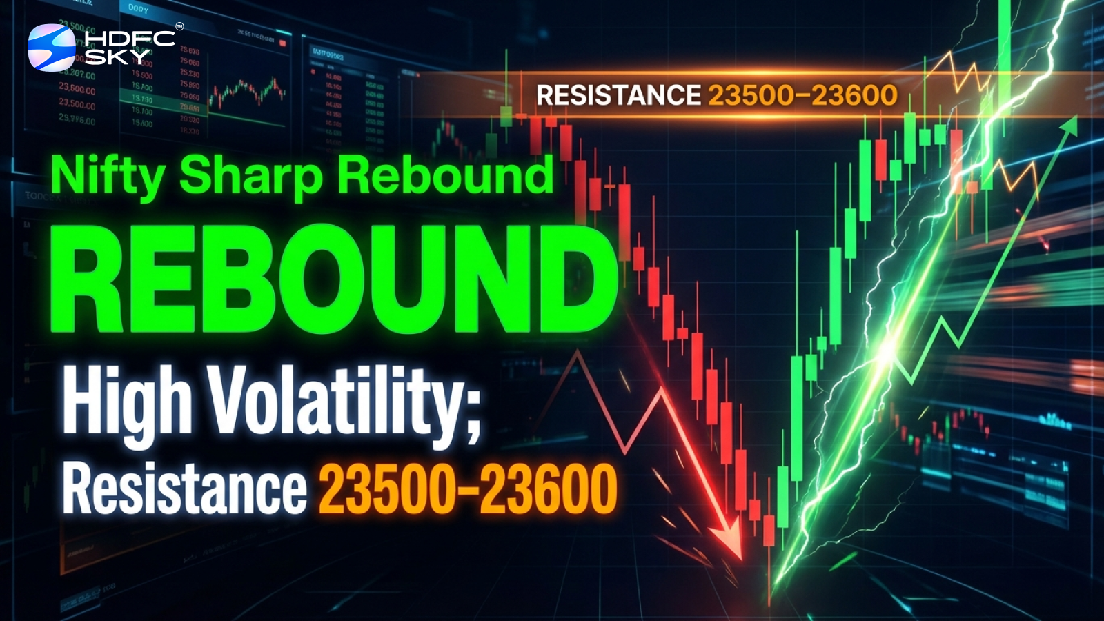 Nifty Stages Sharp Rebound Amid High Volatility; Key Resistance at 23500–23600