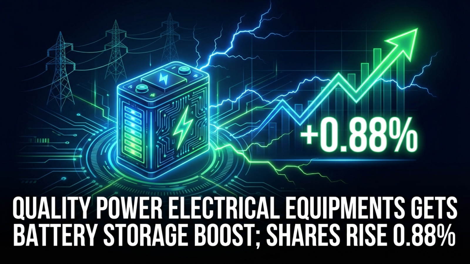 Quality Power Electrical Equipments Battery Storage Order Boost; Shares Rise 0.88% 