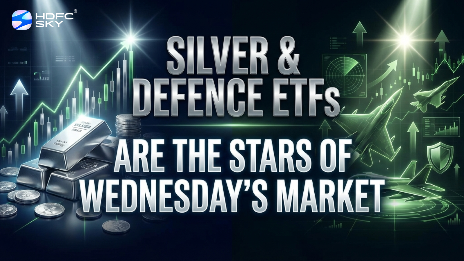 Silver & Defence ETFs Are the Stars of Wednesday's Market