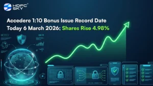 Accedere Fixes March 6 As 1:10 Bonus Issue Record Date; Shares Rise 4.98%