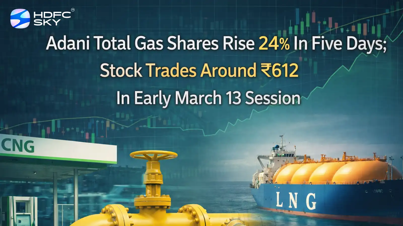 Adani Total Gas Share Price Rise 24% In Five Days; Stock Trades Around ₹612 In Early Session