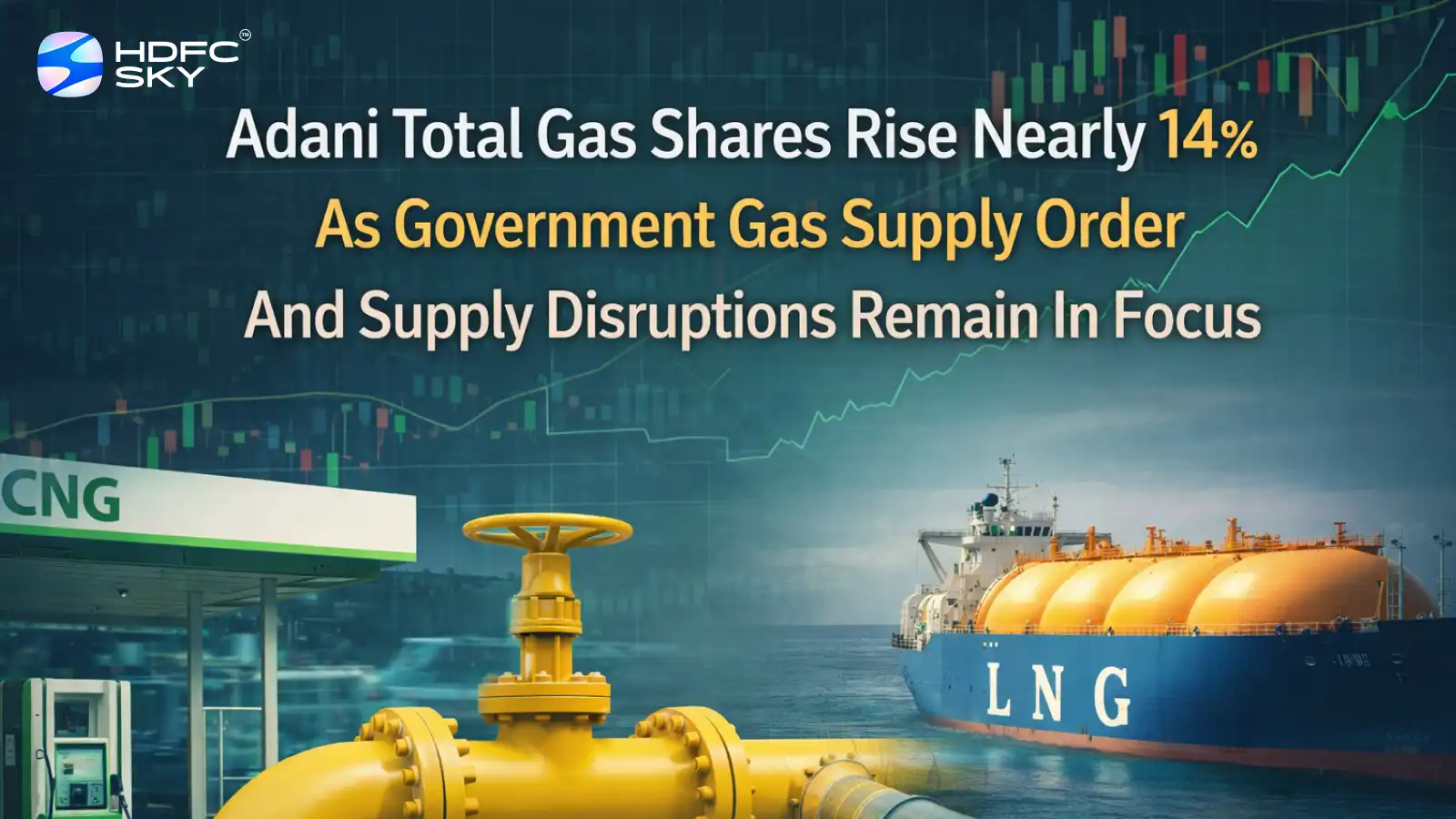 Adani Total Gas (ATGL) Share Price Rise Nearly 14% As Government Gas Supply Order And Supply Disruptions Remain In Focus