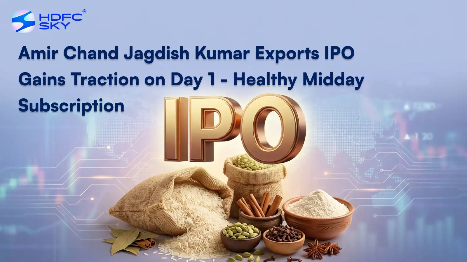 Amir Chand Jagdish Kumar Exports IPO Gains Traction on Day 1: Healthy Midday Subscription