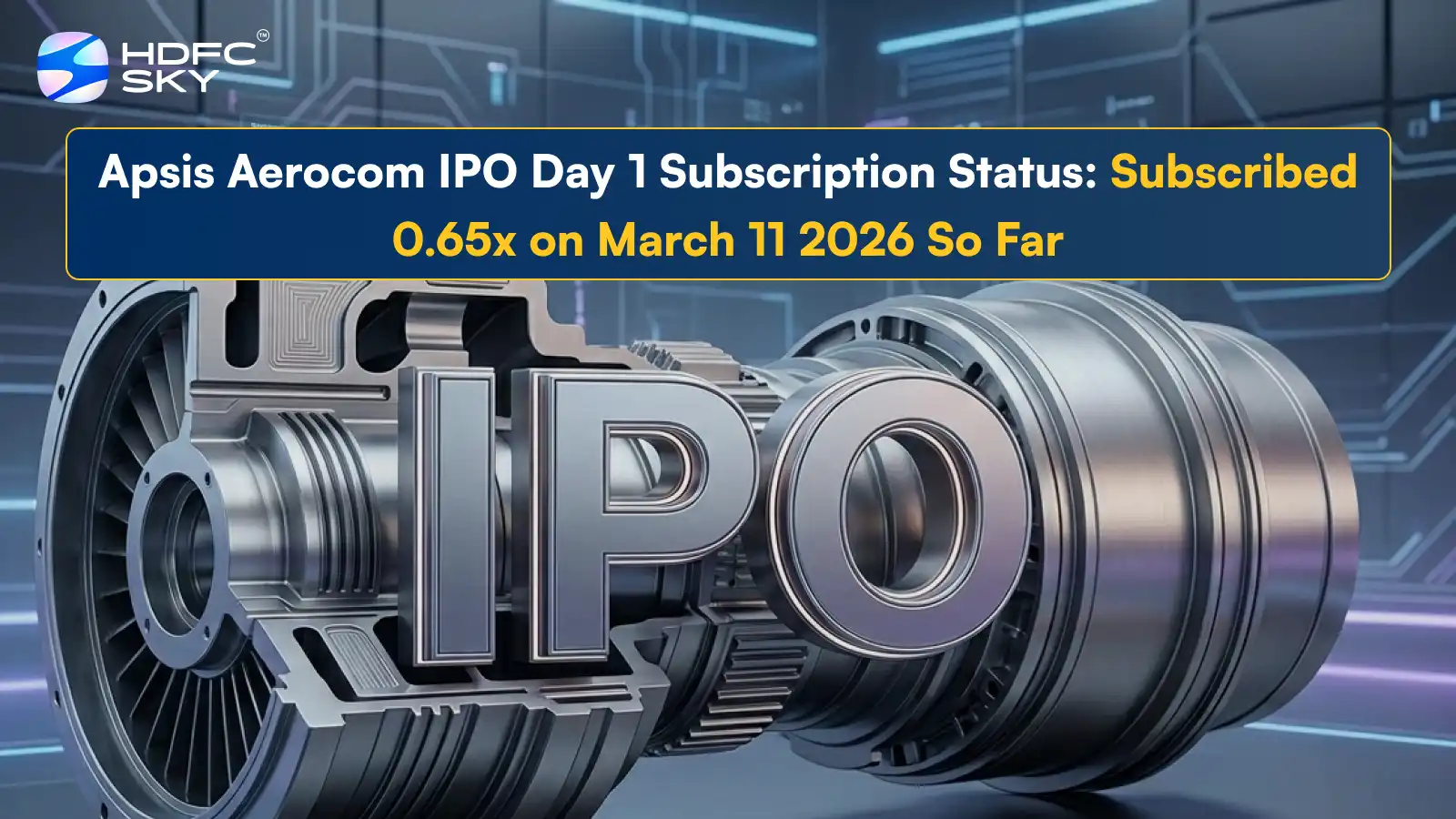 Apsis Aerocom IPO Day 1 Subscription Status: Subscribed 0.65x So Far