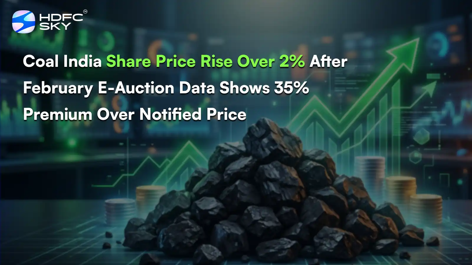 Coal India Share Price Rise Over 2% After February E-Auction Data Shows 35% Premium Over Notified Price