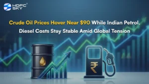 Crude Oil Prices Hover Near $90 While Indian Petrol, Diesel Costs Stay Stable Amid Global Tension