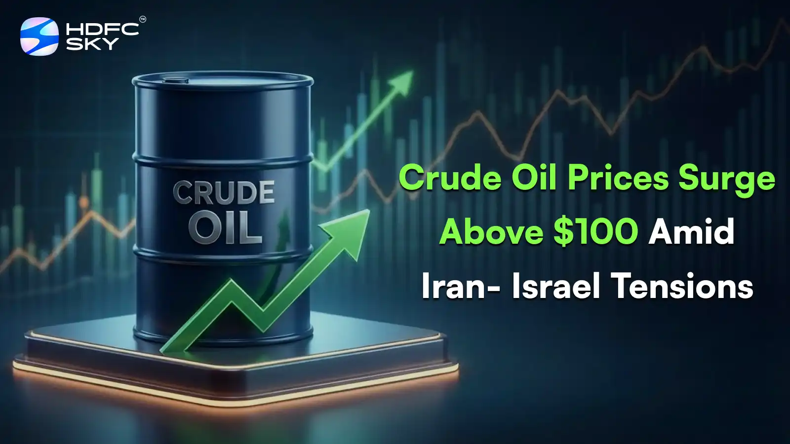 Crud͏e Oil Pri͏ces Surge Above $100 Amid I͏ra͏n-͏Israel ͏Tensions