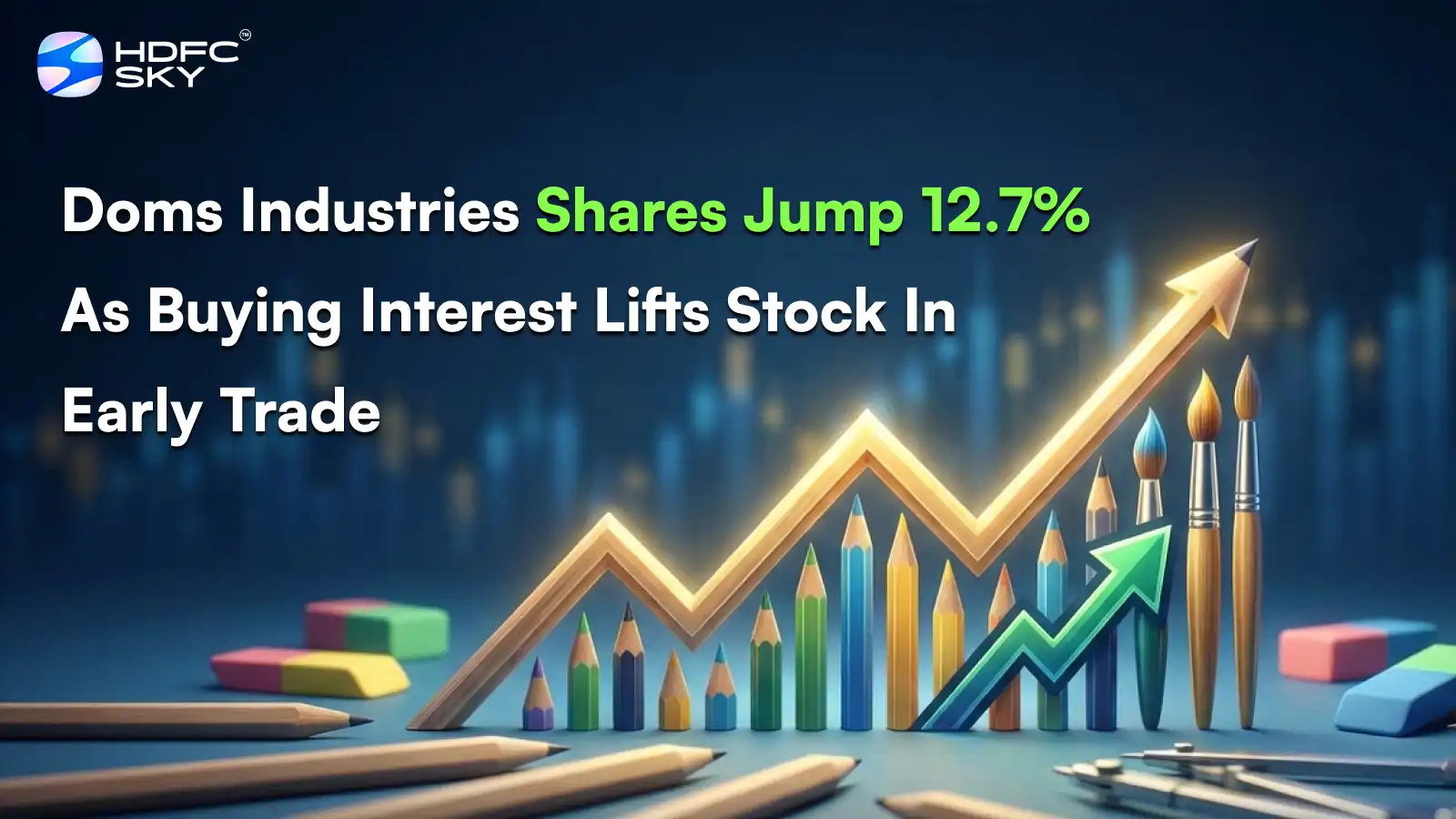 Doms Industries Share Price Jump 12.7% As Buying Interest Lifts Stock In Early Trade