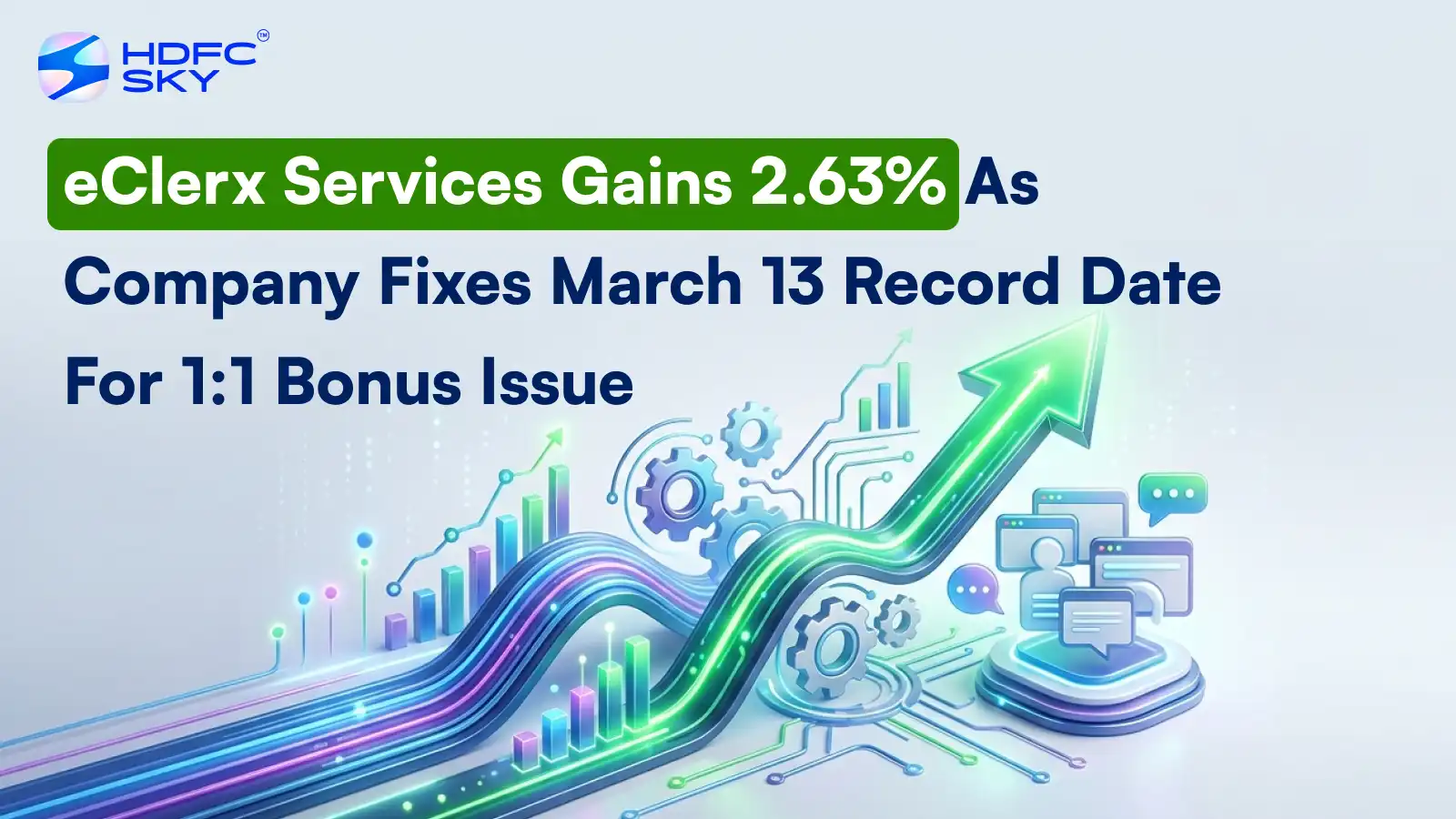 eClerx Services Gains 2.63% After Company Fixes March 13 As Record Date For 1:1 Bonus Issue