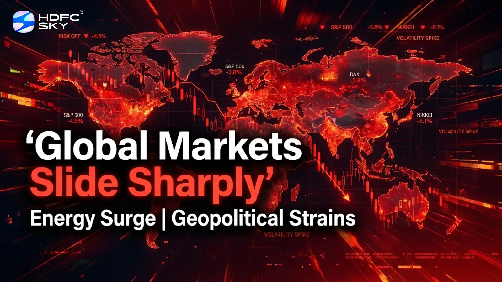 Global ͏M͏ark͏et I͏ndices Slide͏ Sharply on Rising Energy Costs ͏and G͏eopolitical Strains with Key Stocks Underperforming