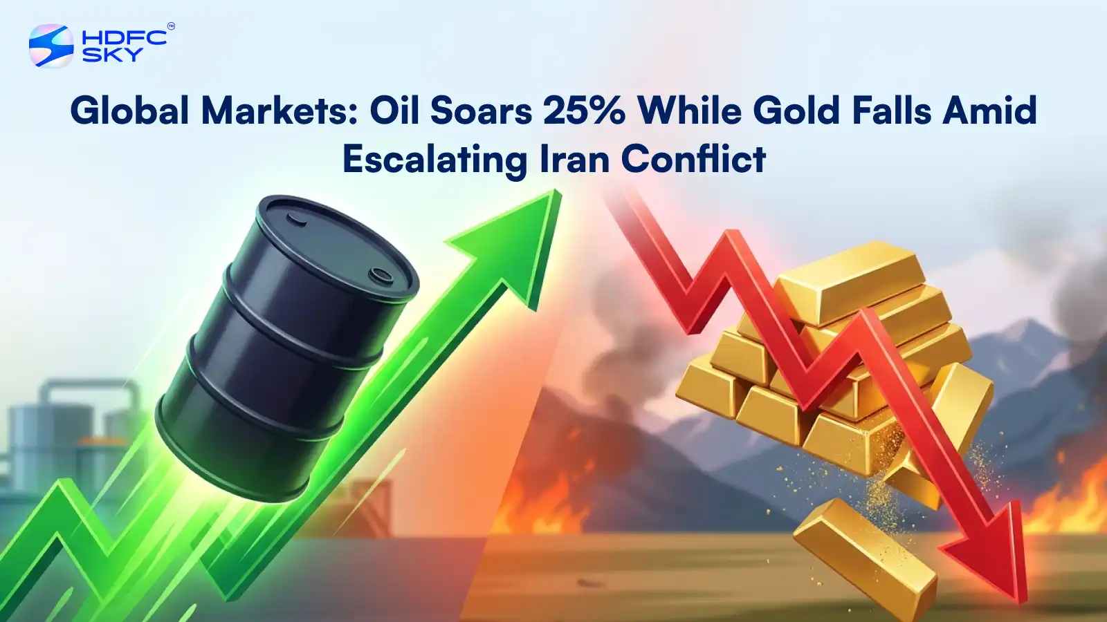 Global Markets: Oil Soars 2͏5% While Gold Falls Ami͏d Escalating͏ Iran Con͏flict 