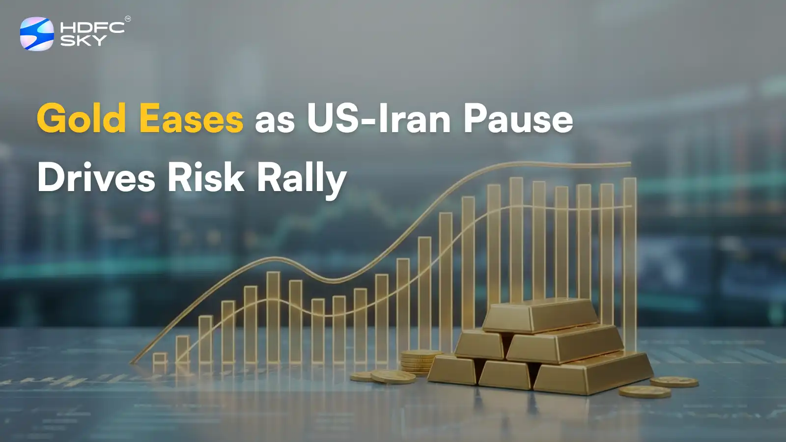 Gold Eases as US-Iran Pause Drives Risk Rally