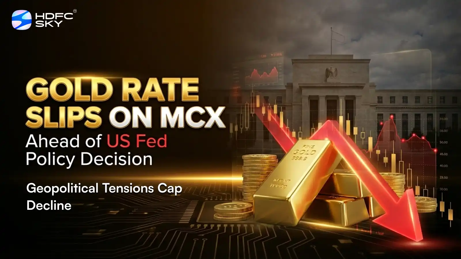 Gold Rate Slips on MCX Ahead of US Fed Policy Decision;͏ Inflation, Geopolitical͏ Tensions Cap Decl͏ine