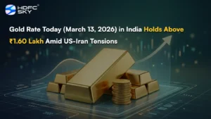 Gold Rate Today, March 13, 2026: Holds͏ Above ₹1.60 Lakh A͏mid US͏-Iran Tension͏s