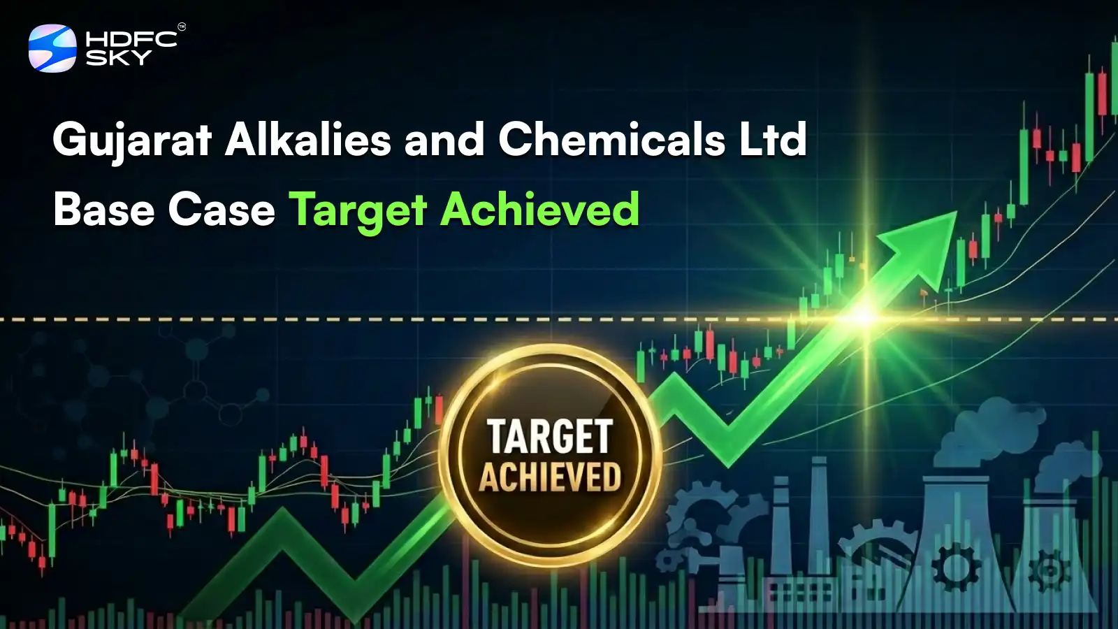 Gujarat Alkalies and Chemicals Ltd Base Case Target Achieved