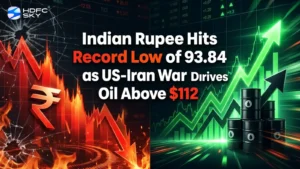 Indian Rupee Hits ͏R͏ecord Low of 93.84 as US-Ir͏a͏n War Drives Oil Above $112