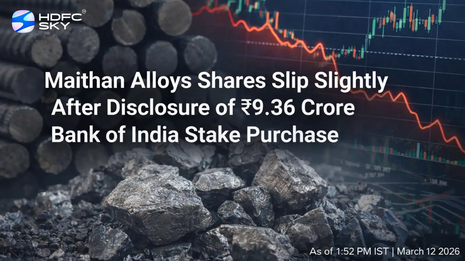 Maithan Alloys Share Price Slip Slightly After Disclosure of ₹9.36 Crore Bank of India Stake Purchase