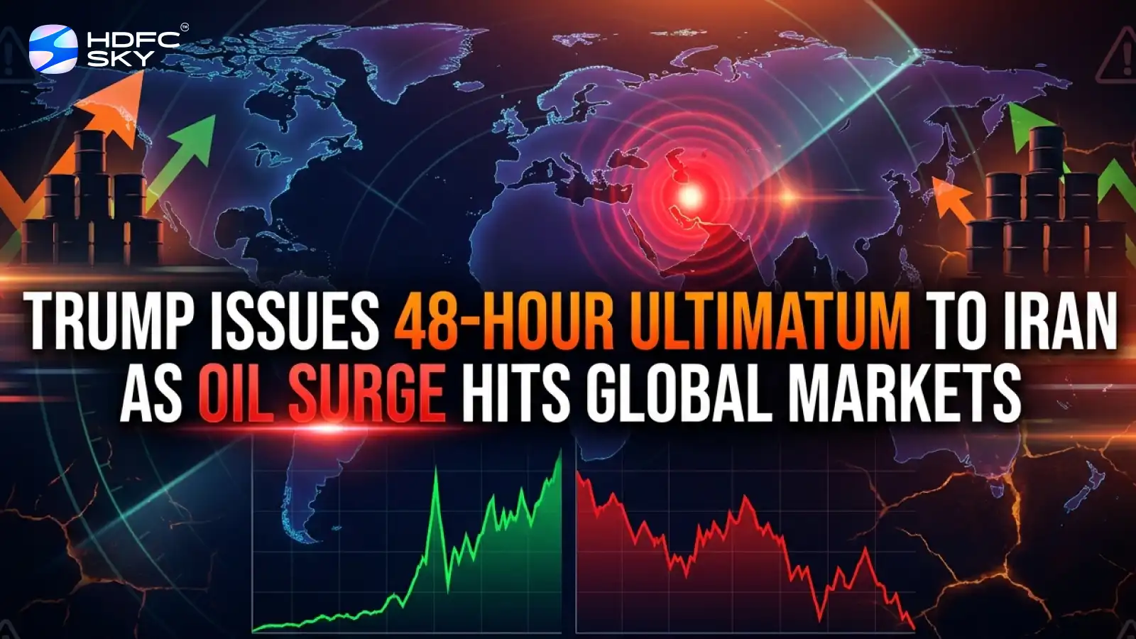 Trump Issues 48-Hour Ultimatum to Iran as Oil Surge Hits Global Markets