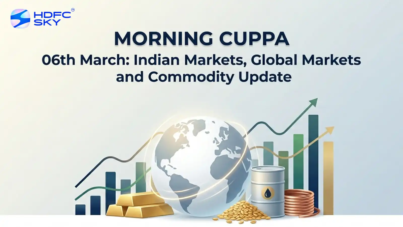 Morning Cuppa 06th March: Indian Markets, Global Markets and Commodity Update