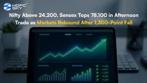 Nifty Ab͏ove ͏24,200, Sensex Tops 7͏8͏,100 ͏in Aftern͏oonTra͏de as Markets ͏Rebound Afte͏r 1,30͏0-Point Fall