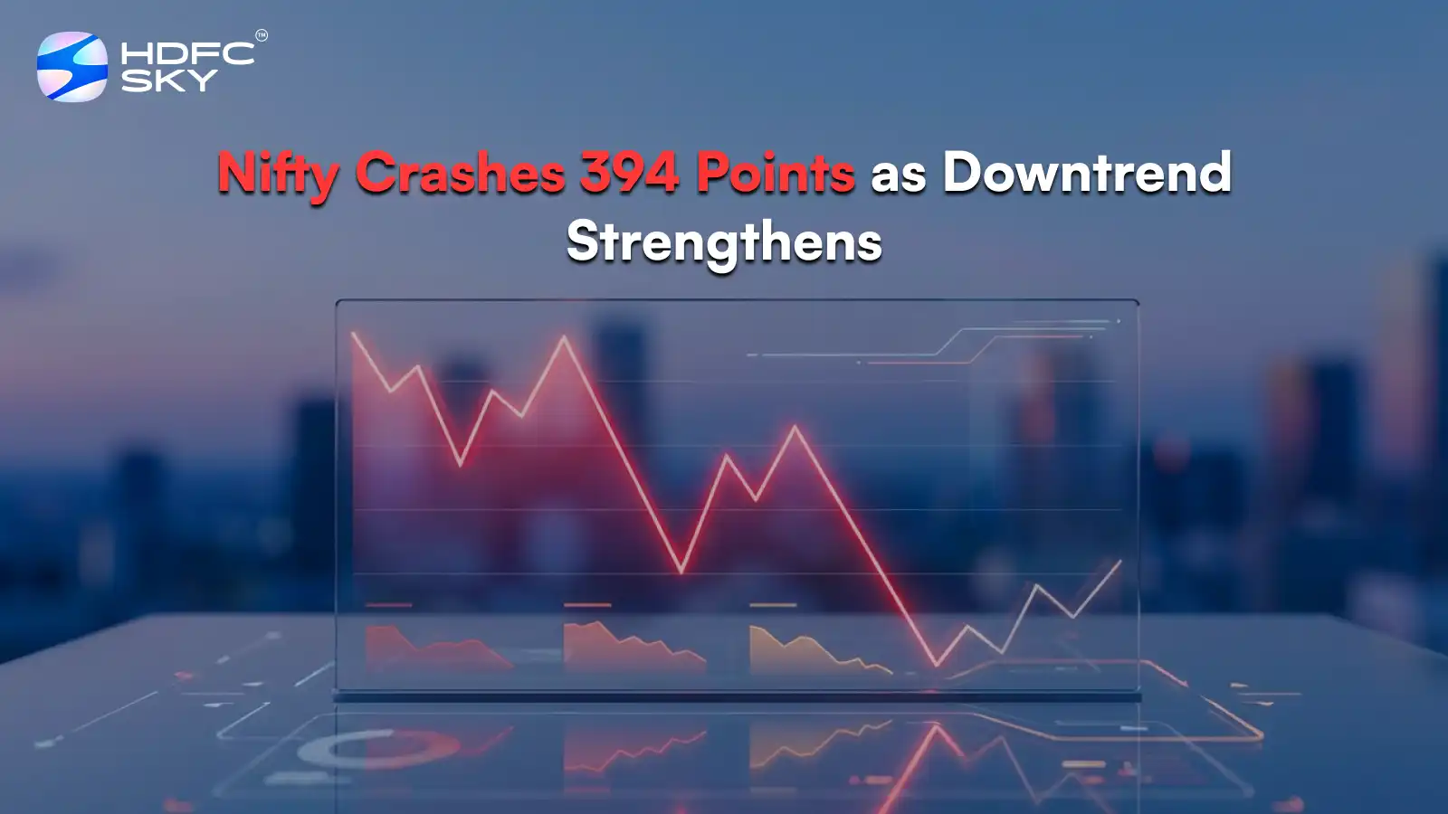 Nifty Crashes 394 Points as Downtrend Strengthens