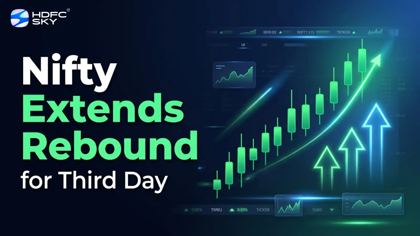 Nifty Extends Rebound for Third Day