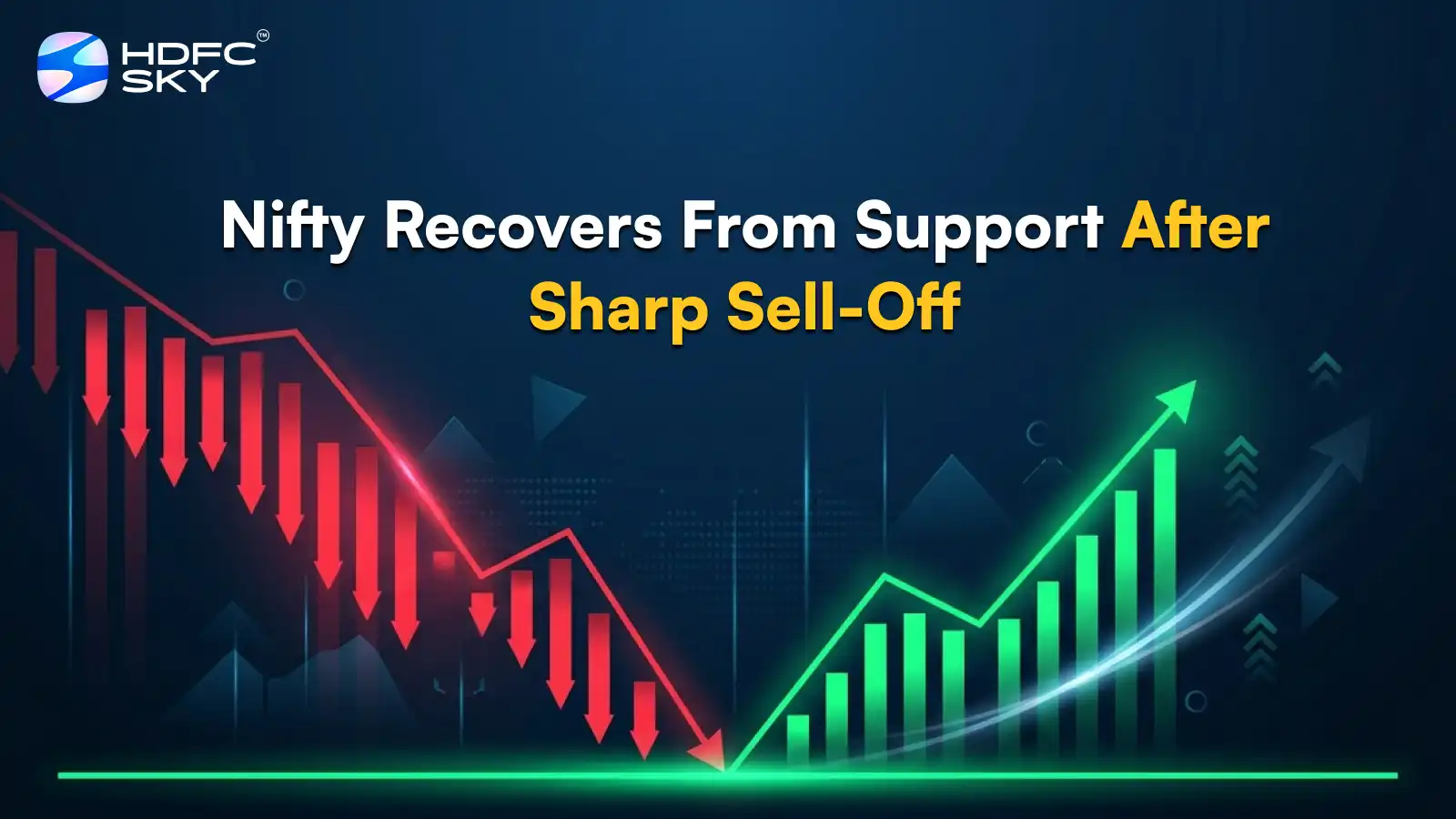 Nifty Recovers From Support After Sharp Sell-Off