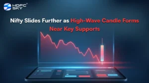 Nifty Slides Further as High‑Wave Candle Forms Near Key Supports