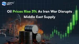 Oil Prices Rise 3% As Iran War Disrupts Middle East Supply; BPCL, HPCL, IOC Slide Up to 5% As Brent Tops $82