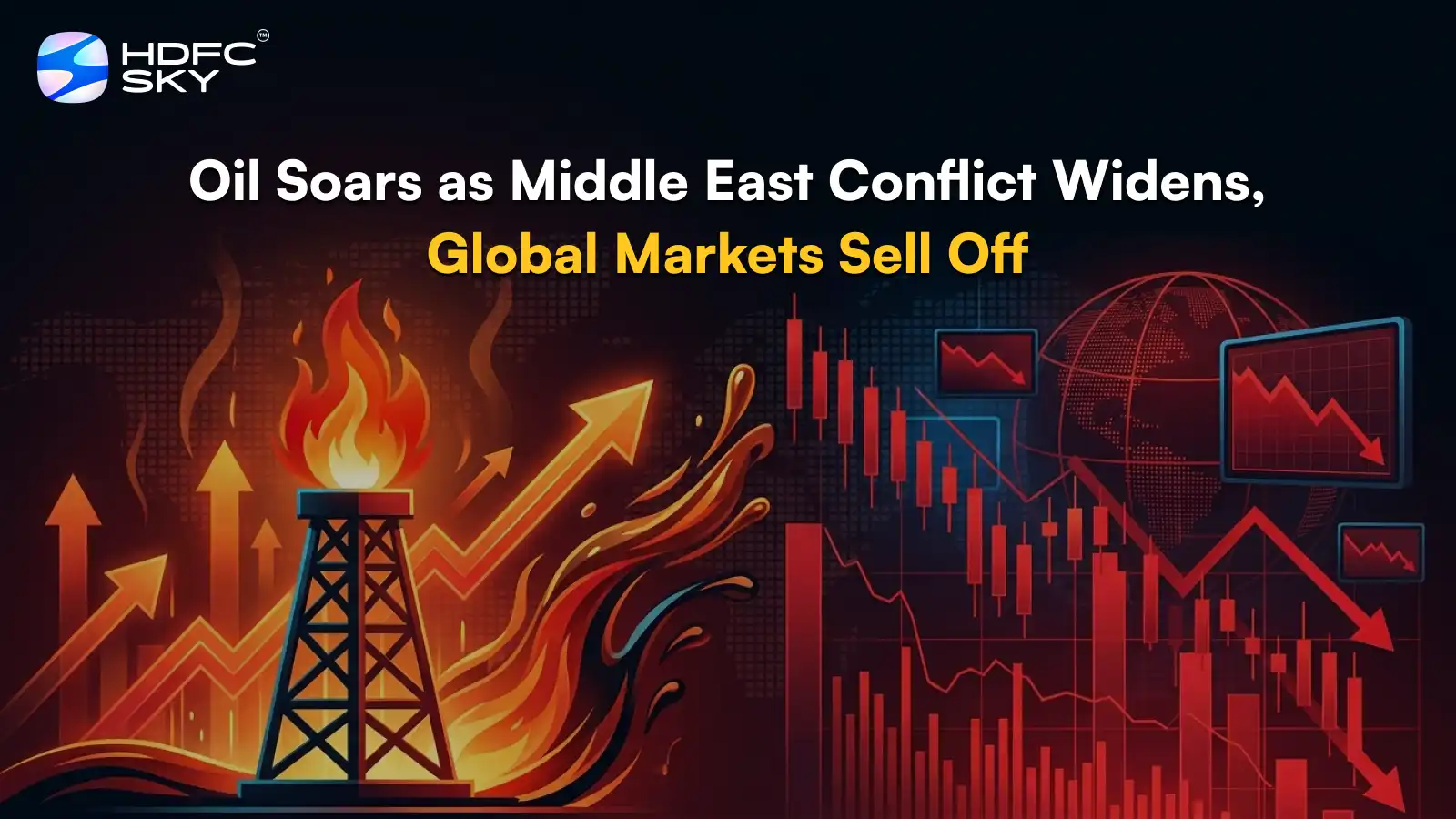 Oil Soars as Middle East Conflict Widens, Global Markets Sell Off 