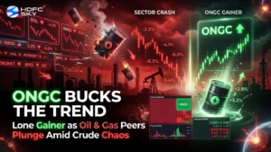 ONGC Bucks the Trend: Lone Gainer as Oil & Gas Peers Plunge Amid Crude Chaos