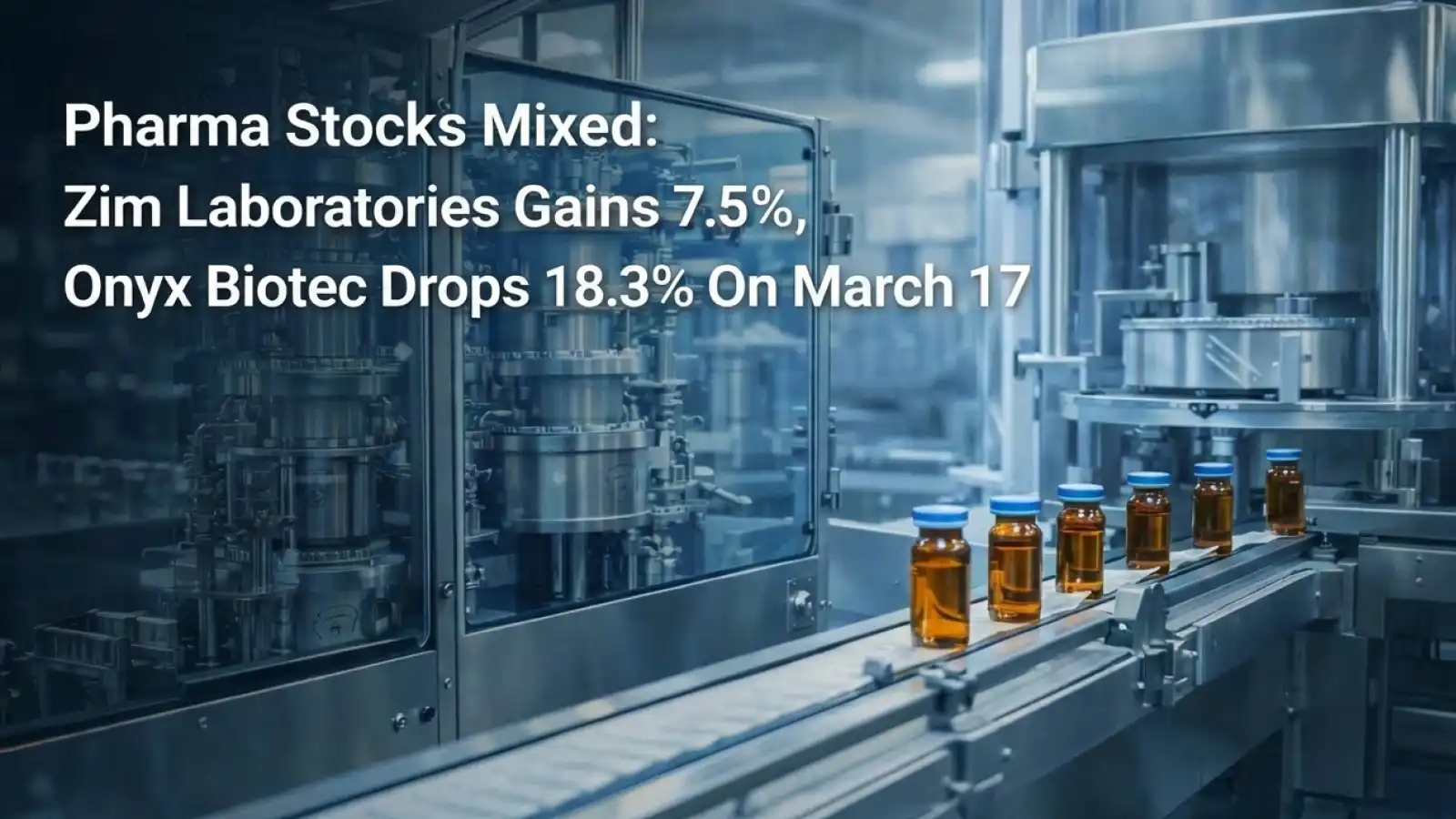 Pharma Stocks March 17: Zim Laboratories Gains 7.5%, Onyx Biotec Drops 18.3% 