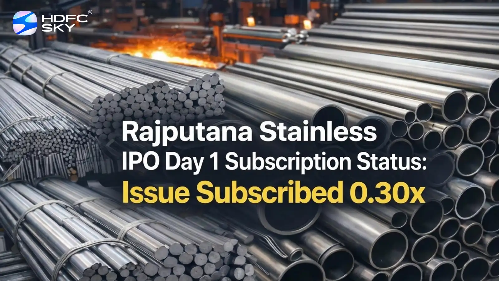 Rajputana Stainless IPO Day 1 Subscription Status: QIB, NII Take Lead