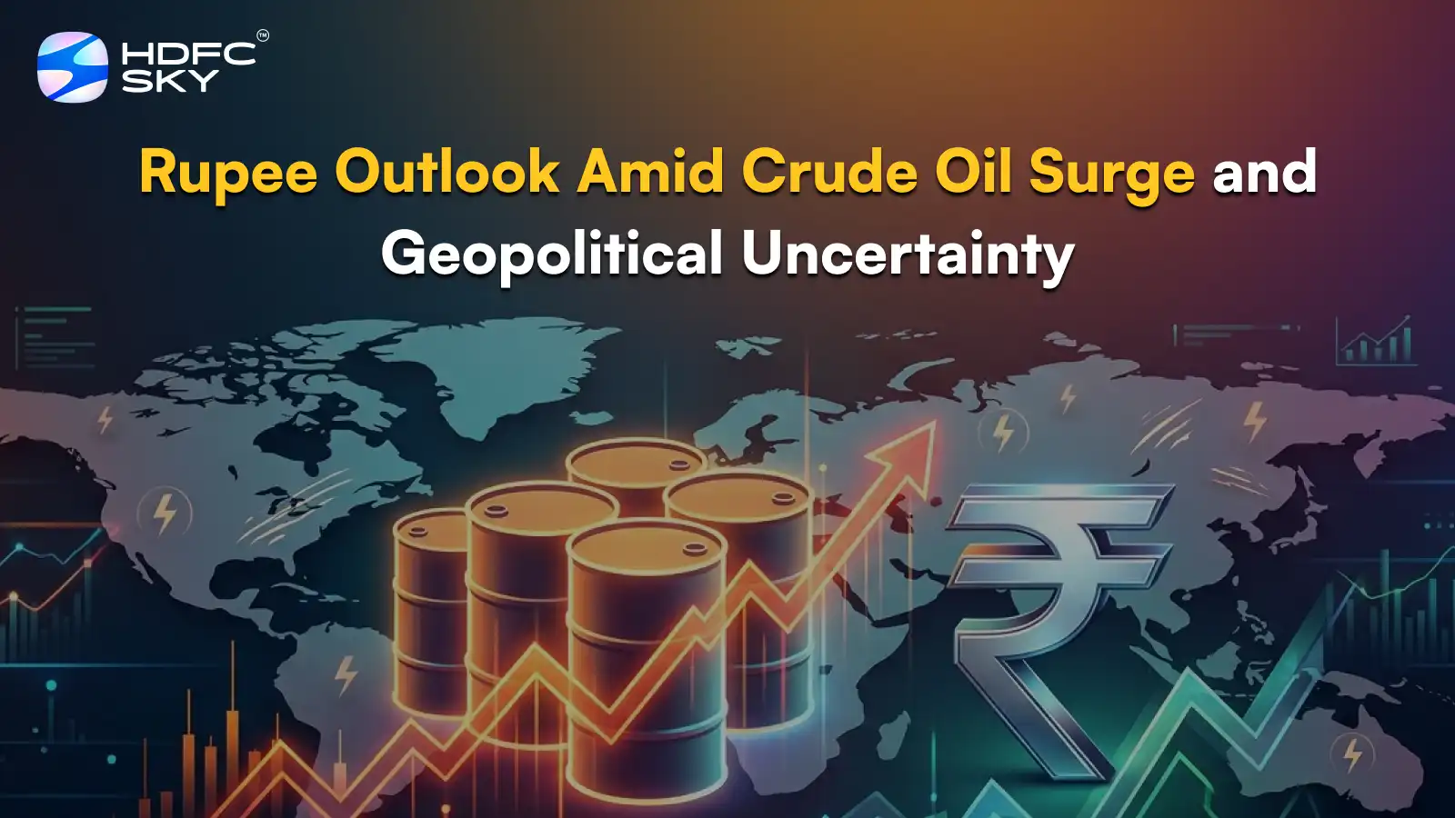 Rupee Outlook Amid Crude Oil Surge and Geopolitical Uncertainty