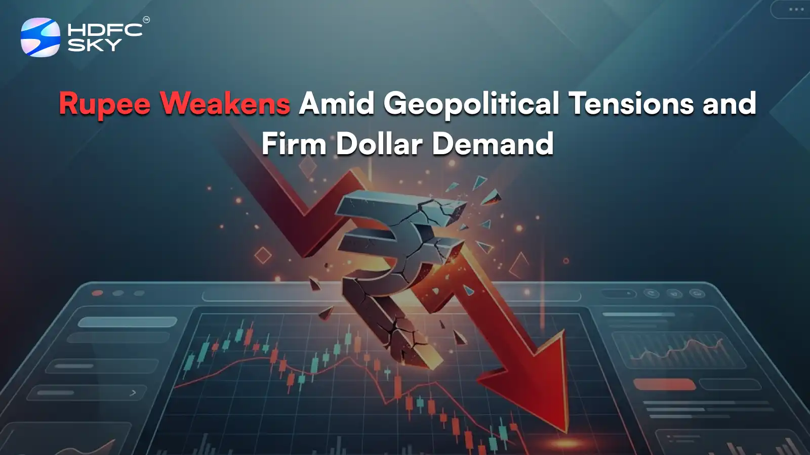 Rupee Weakens Amid Geopolitical Tensions and Firm Dollar Demand